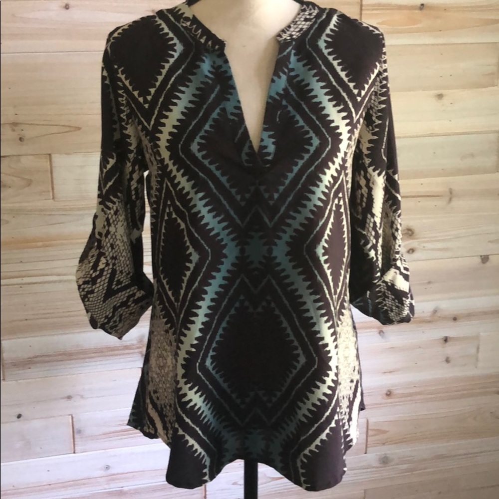 Snakeskin print Blouse, lightweight